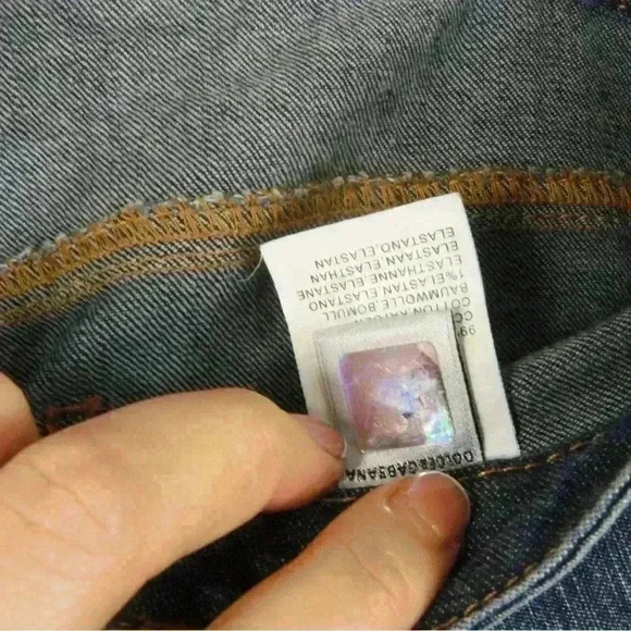 Vintage Y2K Dolce & Gabana D&G Junior Denim Jeans - Picture 4 of 5